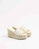 Valentino Vlogo Torchon Wedge Slide In Nappa 100Mm - Image 7